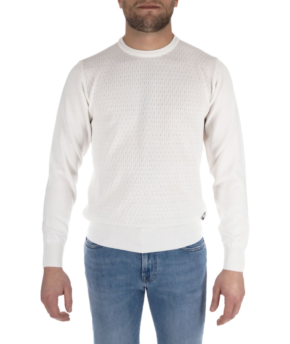 Cotton crewneck sweater