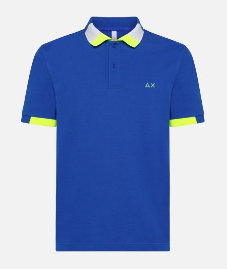 Polo Fluo Multicolor Elasticizzata - Royal - Duepistudio ***** Abbigliamento, Accessori e Calzature | Uomo - Donna