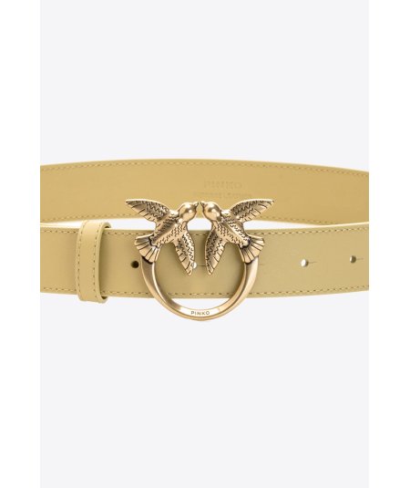 Love Birds leather belt