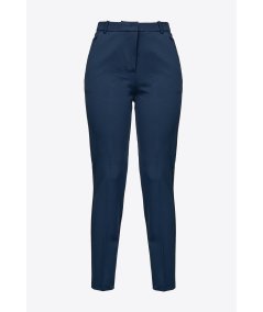 Fabric stitch cigarette-fit trousers - BELLO 117