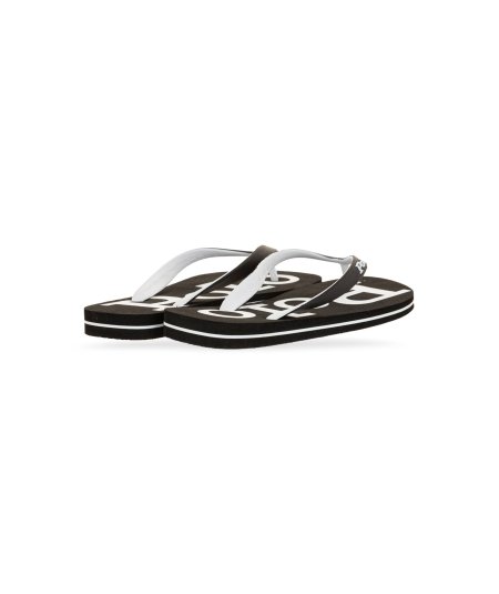 Flip flops with logo