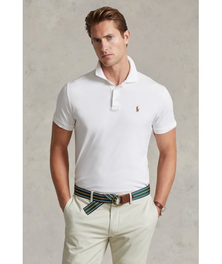 Polo in cotone Custom Slim-Fit