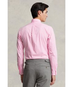 Camicia in popeline stretch a righe