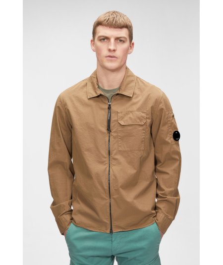 CAMICIA FULL-ZIP GABARDINE ZIPPED SHIRT