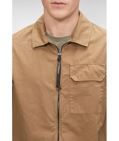 CAMICIA FULL-ZIP GABARDINE ZIPPED SHIRT