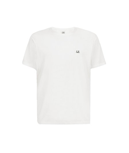 T-shirt con logo piccolo in jersey 30/1