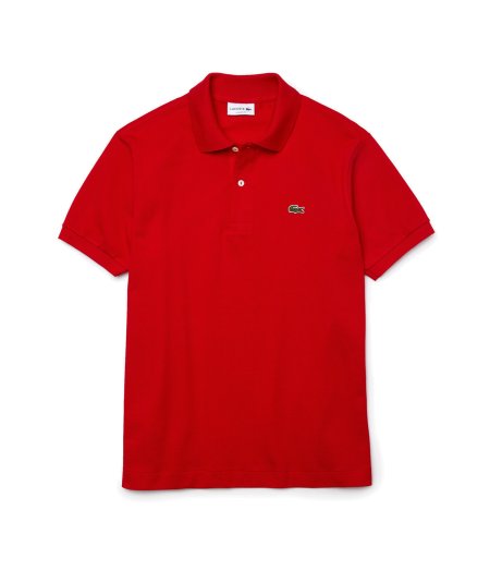 L.12.12 classic cut polo shirt in petit piqué