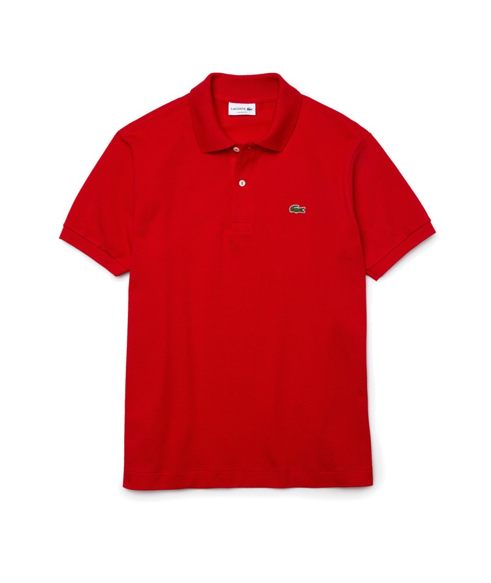 L.12.12 classic cut polo shirt in petit piqué