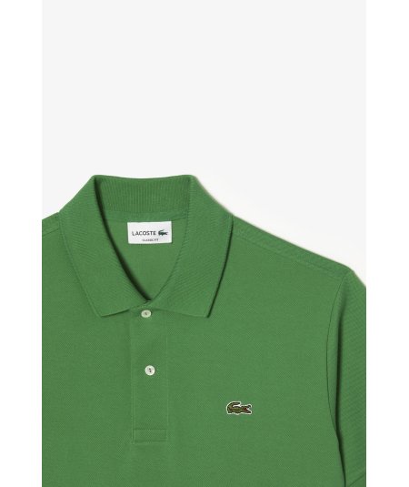 L.12.12 classic cut polo shirt in petit piqué