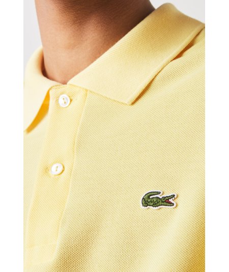 L.12.12 classic cut polo shirt in petit piqué