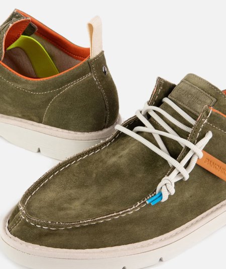 Scarpa Allacciata P19 in Suede