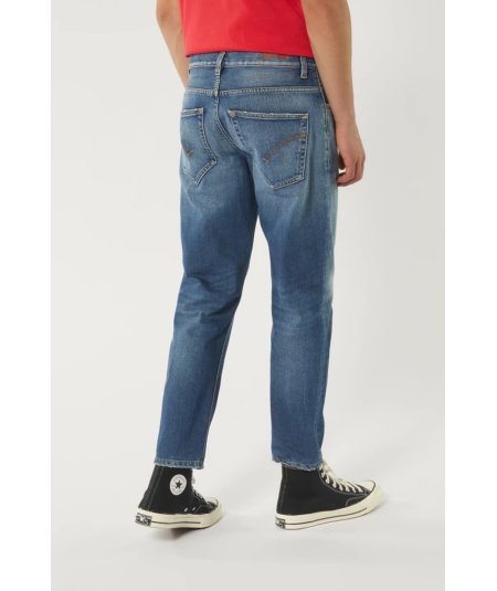 Jeans Brighton carrot in denim fisso