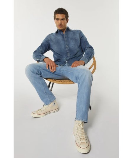 Jeans Brighton carrot in denim stretch