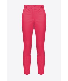 Pantaloni cigarette-fit lino stretch - BELLO