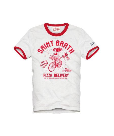T-SHIRT PIZZA DELIVERY 01N - Duepistudio ***** Abbigliamento, Accessori e Calzature | Uomo - Donna