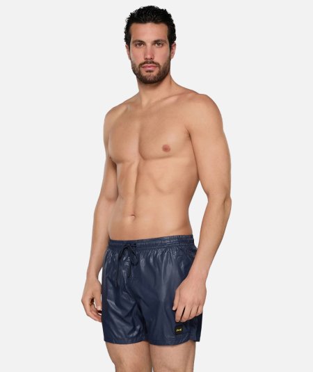 Costume da bagno boxer lucido corto