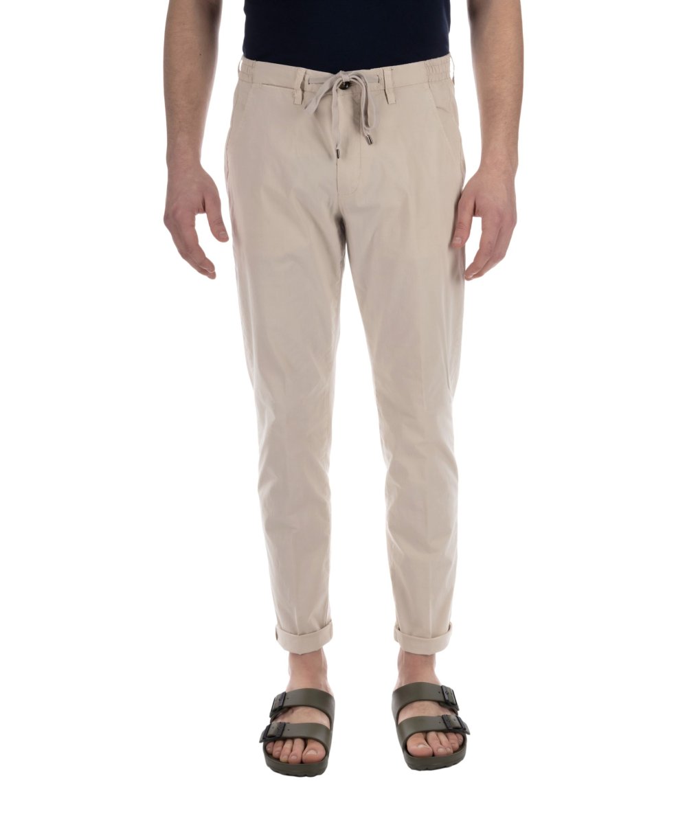 Trousers with drawstring