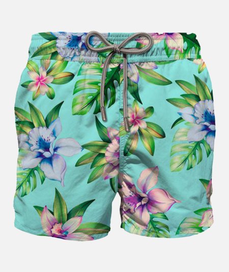 COSTUME DA BAGNO BOXER TROPICAL ORCHI 56