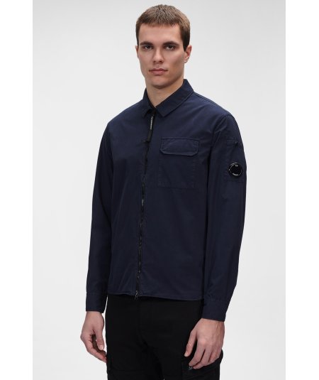 Overshirt Gabardine Zipped