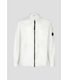 Emerized Gabardine Zipped Shirt