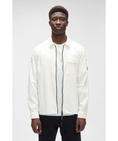 Emerized Gabardine Zipped Shirt