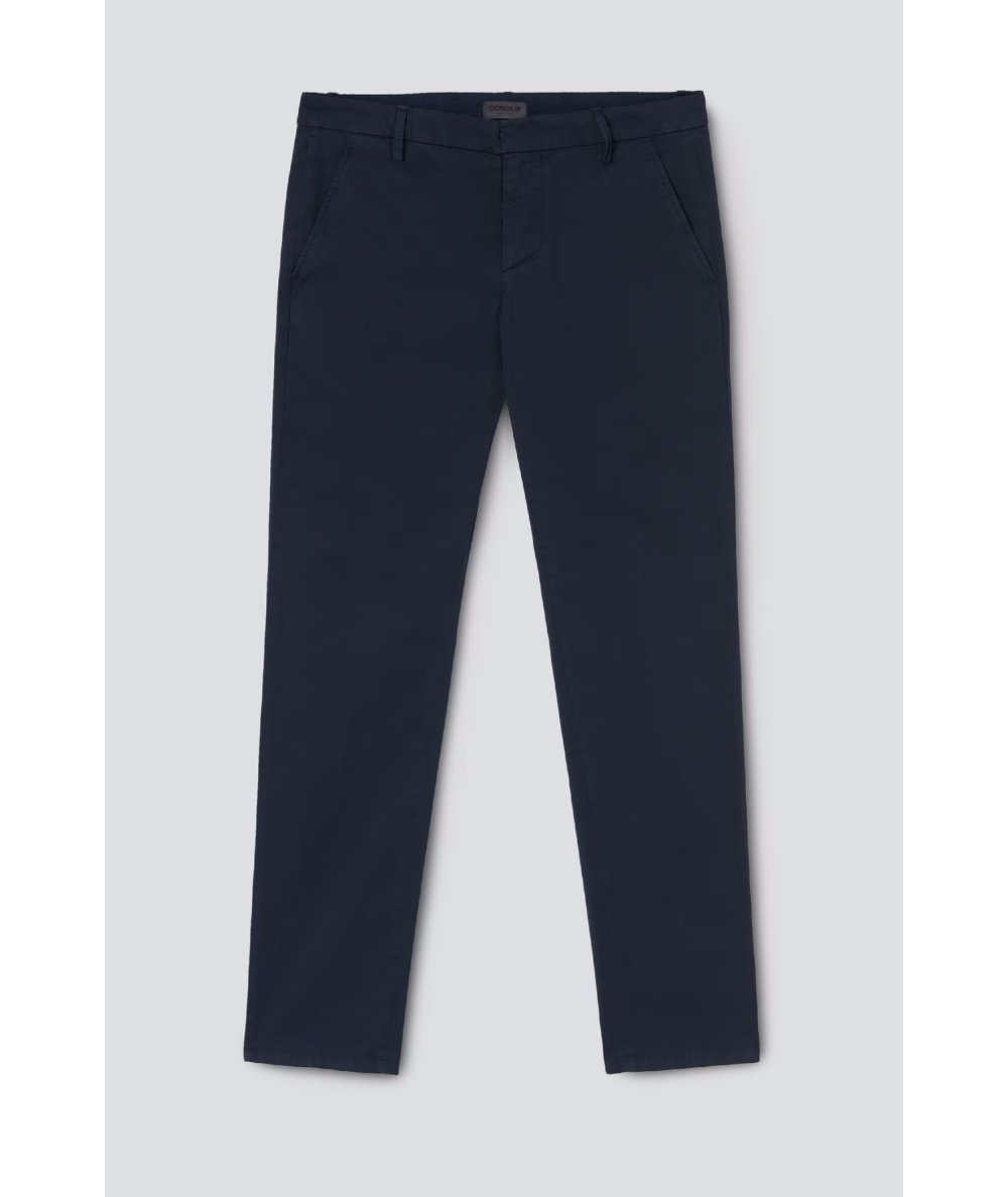 Pantalone slim Gaubert in gabardina leggera stretch