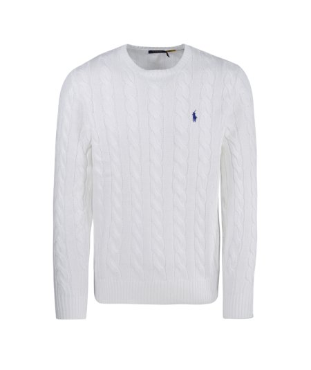 Cable knit cotton sweater - Duepistudio ***** Abbigliamento, Accessori e Calzature | Uomo - Donna