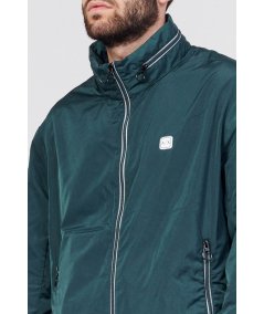 Jacket with removable hood