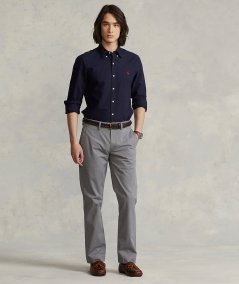 Camicia Oxford tinta in capo Slim-Fit