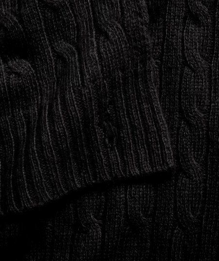 Sciarpa in lana e cashmere a coste