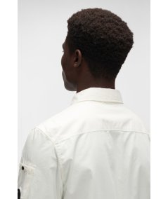 Emerized Gabardine Zipped Shirt