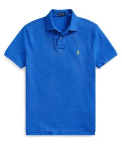 Slim-fit piqué polo shirt