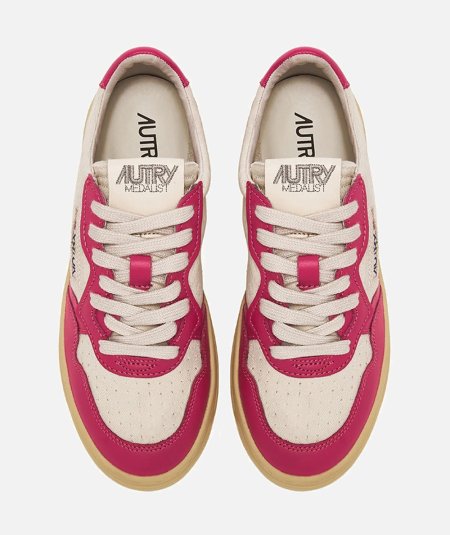 Medalist Low sneakers in suede and leather