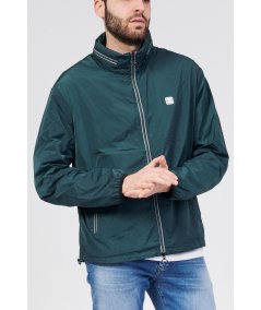 Jacket with removable hood