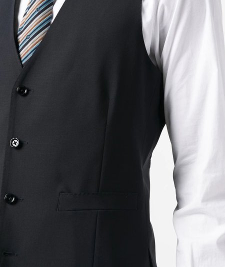 Single-breasted suit with waistcoat