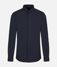 Regular fit shirt in satin cotton