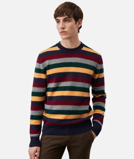 Maglia girocollo multi stripe - Duepistudio ***** Abbigliamento, Accessori e Calzature | Uomo - Donna