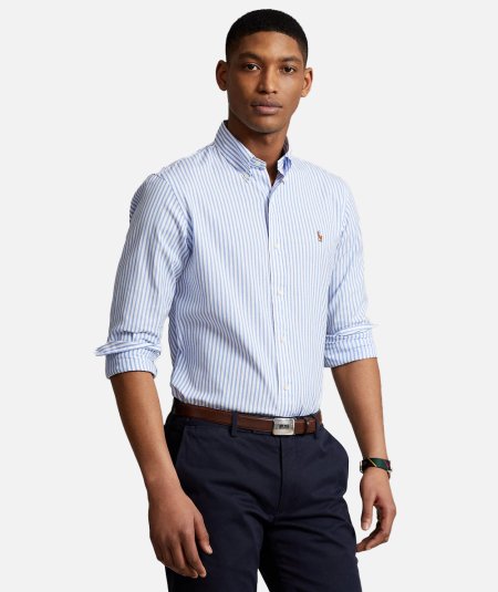 Camicia Oxford stretch Custom-Fit
