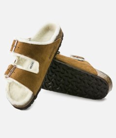 CIABATTA ARIZONA SHEARLING SUEDE / LEATH