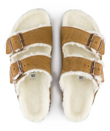 CIABATTA ARIZONA SHEARLING SUEDE / LEATH