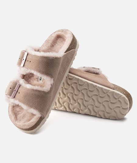 CIABATTA ARIZONA SHEARLING LIG. ROSE SUE