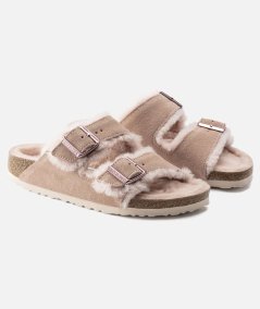 CIABATTA ARIZONA SHEARLING LIG. ROSE SUE