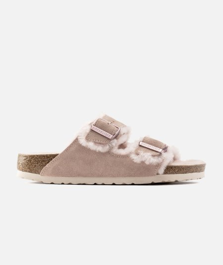 CIABATTA ARIZONA SHEARLING LIG. ROSE SUE