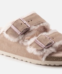 CIABATTA ARIZONA SHEARLING LIG. ROSE SUE