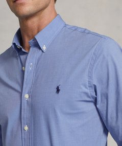 Camicia in popeline slim-fit