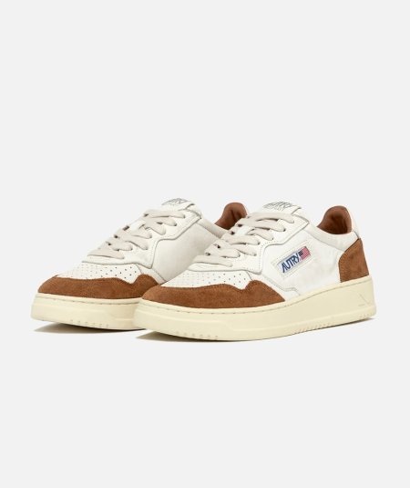 Sneakers Medalist Low in pelle di capra e suede