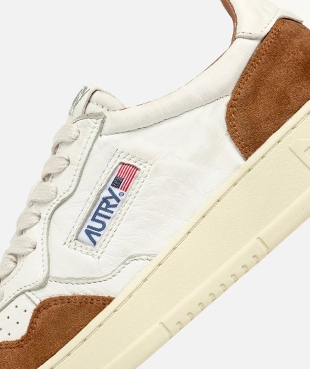 Sneakers Medalist Low in pelle di capra e suede