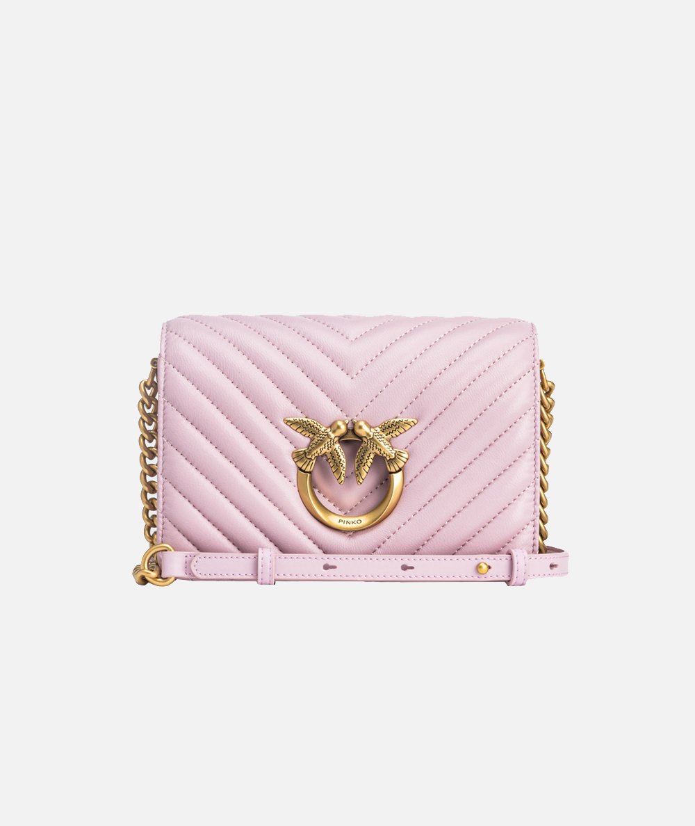 Borsa Mini Love Bag Click Chevron