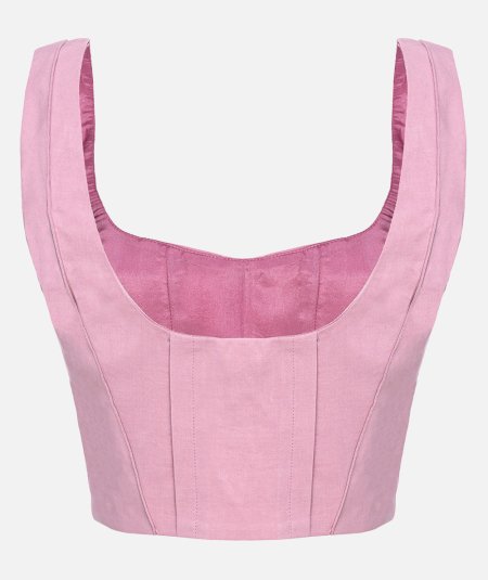 Crop Top In Lino