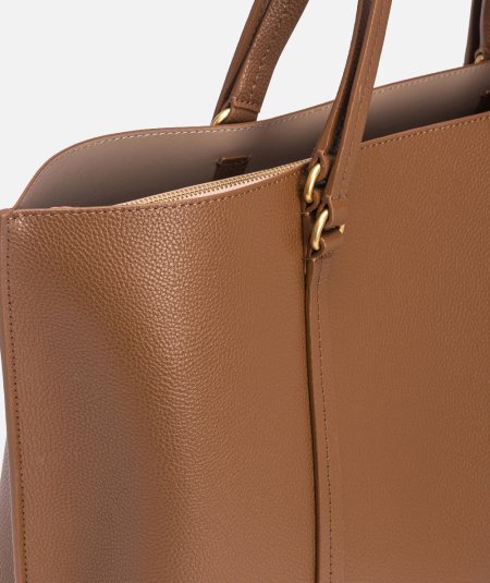 Borsa Shopper Grande In Pelle Bottalata